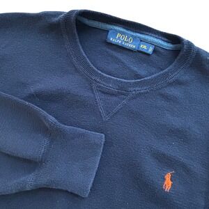 Polo by Ralph Lauren Navy Crewneck Sweater